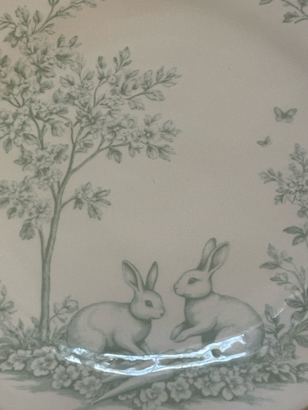 Bunny Toil Side Plate by Terrain from Anthropologie - Picture 4 of 8